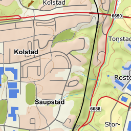 Kartutsnitt fra Kartverket