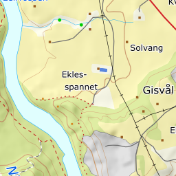 Kartutsnitt fra Kartverket