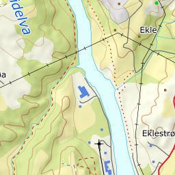Kartutsnitt fra Kartverket