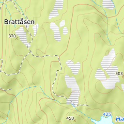 Kartutsnitt fra Kartverket