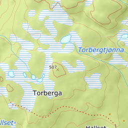 Kartutsnitt fra Kartverket