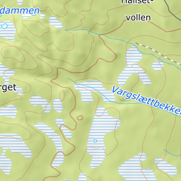Kartutsnitt fra Kartverket