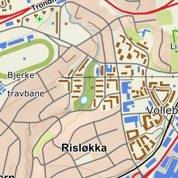 Kartutsnitt fra Kartverket