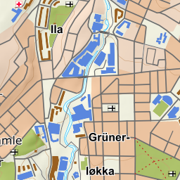 Kartutsnitt fra Kartverket