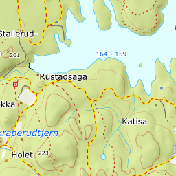 Kartutsnitt fra Kartverket