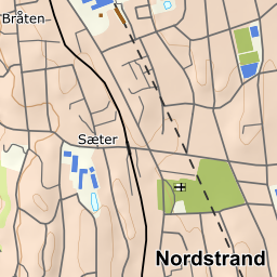 Kartutsnitt fra Kartverket